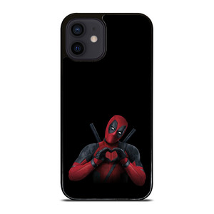 DEADPOOL SUPERHERO WITH LOVE iPhone 12 Mini Case DEADPOOL SUPERHERO WITH LOVE iPhone 12 Mini Case