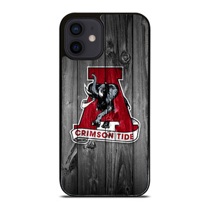 ALABAMA CRIMSON TIDE WOODEN iPhone 12 Mini Case ALABAMA CRIMSON TIDE WOODEN iPhone 12 Mini Case