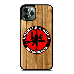 HECKLER AND KOCH LOGO WOODEN iPhone 11 Pro Max Case HECKLER AND KOCH LOGO WOODEN iPhone 11 Pro Max Case