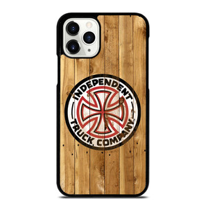 INDEPENDENT TRUCK LOGO WOODEN 2 iPhone 11 Pro Case