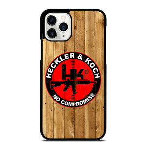HECKLER AND KOCH LOGO WOODEN iPhone 11 Pro Case