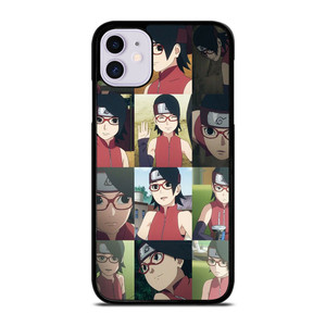SARADA UCHIHA COLLAGE iPhone 11 Case SARADA UCHIHA COLLAGE iPhone 11 Case