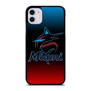 MIAMI MARLINS MLB LOGO iPhone 11 Case MIAMI MARLINS MLB LOGO iPhone 11 Case
