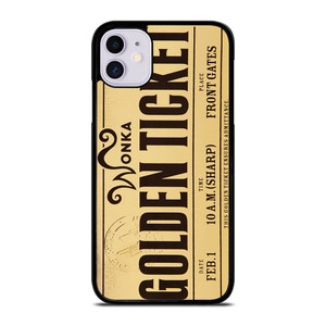 WILLY WONKA GOLDEN TICKET CHOCOLATE BAR iPhone 11 Case