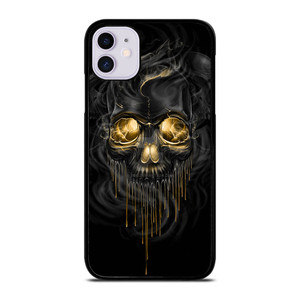 SKULL MELT ANGRY BLACK iPhone 11 Case