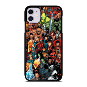 MARVEL COMICS CHARACTERS iPhone 11 Case