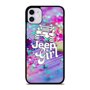 JEEP GIRL PINK iPhone 11 Case JEEP GIRL PINK iPhone 11 Case