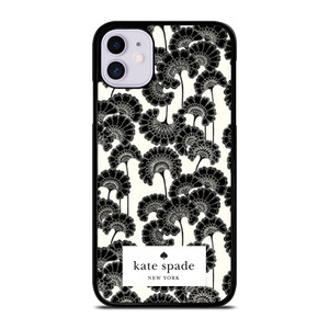 JAPANESE BLACK FLORAL KADE SPADE iPhone 11 Case