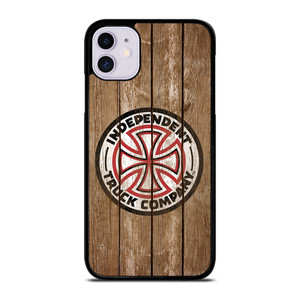 INDEPENDENT TRUCK LOGO WOODEN iPhone 11 Case