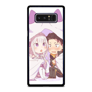 SUBARU AND EMILIA CHIBI Samsung Galaxy Note 8 Case SUBARU AND EMILIA CHIBI Samsung Galaxy Note 8 Case