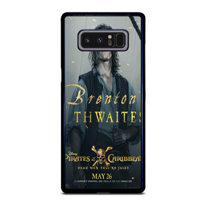 PIRATES OF THE CARIBBEAN BRENTON THWAITES Samsung Galaxy Note 8 Case PIRATES OF THE CARIBBEAN BRENTON THWAITES Samsung Galaxy Note 8 Case