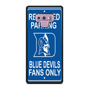 DUKE BLUE DEVILS PARKING SIGNS Samsung Galaxy Note 9 Case DUKE BLUE DEVILS PARKING SIGNS Samsung Galaxy Note 9 Case