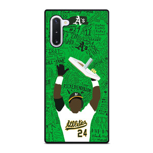 OAKLAND ATHLETICS RICKEY HENDERSON Samsung Galaxy Note 10 Case OAKLAND ATHLETICS RICKEY HENDERSON Samsung Galaxy Note 10 Case