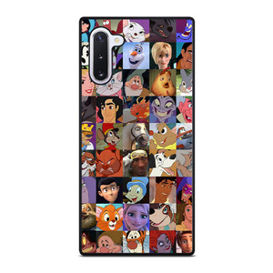 ALL DISNEY CHARACTERS COLLAGE Samsung Galaxy Note 10 Case
