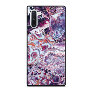 PURPLE CRYSTAL MARBLE PATTERN 2 Samsung Galaxy Note 10 Case