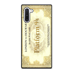 HARRY POTTER TICKET LONDON HOGWARTS Samsung Galaxy Note 10 Case HARRY POTTER TICKET LONDON HOGWARTS Samsung Galaxy Note 10 Case