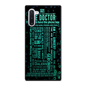 DOCTOR WHO TARDIS Samsung Galaxy Note 10 Case