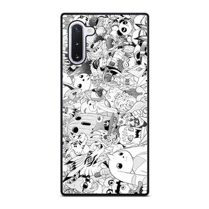 DIGIMON BLACK WHITE Samsung Galaxy Note 10 Case
