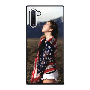 AMERICAN FLAG GIRL Samsung Galaxy Note 10 Case AMERICAN FLAG GIRL Samsung Galaxy Note 10 Case