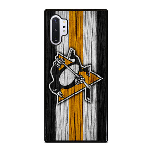 PITTSBURGH PENGUINS LOGO WOODEN Samsung Galaxy Note 10 Plus Case