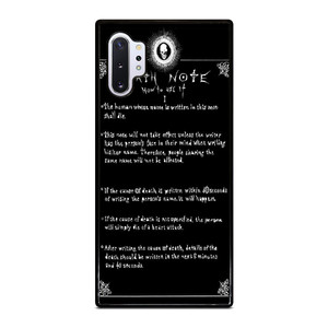 RULES OF THE DEATH NOTE Samsung Galaxy Note 10 Plus Case