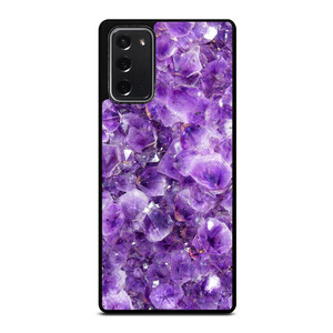 PURPLE CRYSTAL MARBLE PATTERN Samsung Galaxy Note 20 Case PURPLE CRYSTAL MARBLE PATTERN Samsung Galaxy Note 20 Case