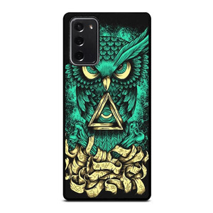 OWL SUGAR SKULL TATTOO Samsung Galaxy Note 20 Case