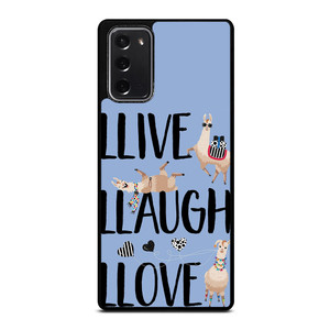 LLAMA LLIVE LLAUGH LLOVE Samsung Galaxy Note 20 Case