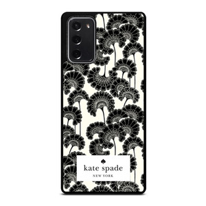 JAPANESE BLACK FLORAL KADE SPADE Samsung Galaxy Note 20 Case