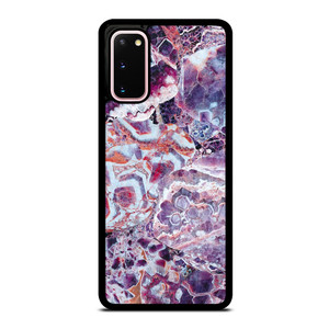 PURPLE CRYSTAL MARBLE PATTERN 2 Samsung Galaxy S20 Case PURPLE CRYSTAL MARBLE PATTERN 2 Samsung Galaxy S20 Case