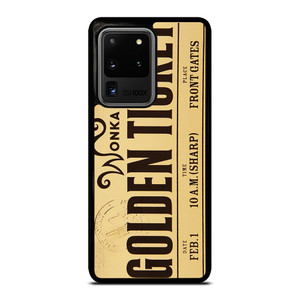 WILLY WONKA GOLDEN TICKET CHOCOLATE BAR Samsung Galaxy S20 Ultra Case