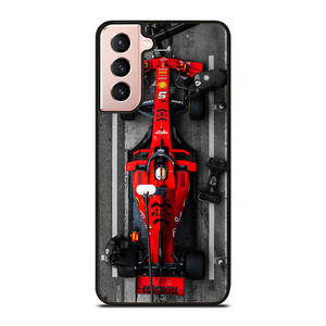 SEBASTIAN VETTEL IN THE PITS Samsung Galaxy S21 Case SEBASTIAN VETTEL IN THE PITS Samsung Galaxy S21 Case