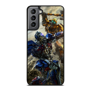 BUMBLEBEE VS OPTIMUS PRIME Samsung Galaxy S21 Plus Case BUMBLEBEE VS OPTIMUS PRIME Samsung Galaxy S21 Plus Case
