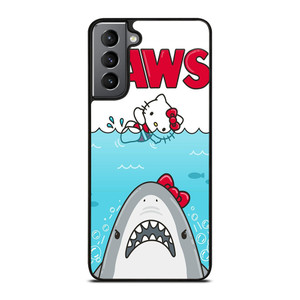 JAWS VS HELLO KITTY Samsung Galaxy S21 Plus Case JAWS VS HELLO KITTY Samsung Galaxy S21 Plus Case