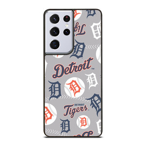 DETROIT TIGERS PATTERN 2 Samsung Galaxy S21 Ultra Case DETROIT TIGERS PATTERN 2 Samsung Galaxy S21 Ultra Case