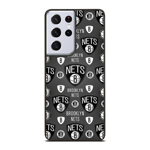 BROOKLYN NETS PATTERN Samsung Galaxy S21 Ultra Case