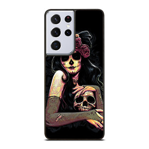 SUGAR SKULL GIRL Samsung Galaxy S21 Ultra Case