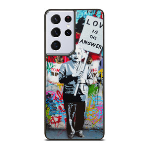 BANKSY EINSTEIN Samsung Galaxy S21 Ultra Case BANKSY EINSTEIN Samsung Galaxy S21 Ultra Case