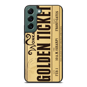 WILLY WONKA GOLDEN TICKET CHOCOLATE BAR Samsung Galaxy S22 Case WILLY WONKA GOLDEN TICKET CHOCOLATE BAR Samsung Galaxy S22 Case