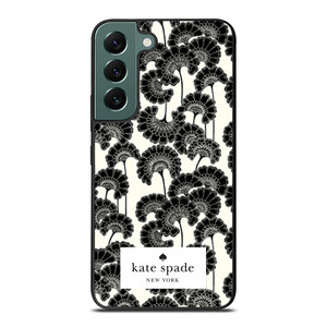 JAPANESE BLACK FLORAL KADE SPADE Samsung Galaxy S22 Case