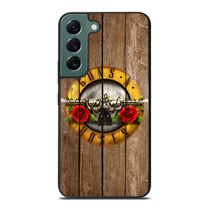 GUN AND ROSES LOGO WOODEN Samsung Galaxy S22 Case GUN AND ROSES LOGO WOODEN Samsung Galaxy S22 Case