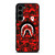 BAPE SHARK FACE RED CAMO Samsung Galaxy S23 Plus Case