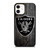 OAKLAND RAIDERS LOGO WOODEN iPhone 12 Case