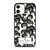 JAPANESE BLACK FLORAL KADE SPADE iPhone 12 Case