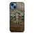 STARBUCKS COFFEE LOGO WOODEN iPhone 14 Case