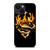 FIRE SUPERMAN LOGO iPhone 14 Plus Case