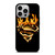 FIRE SUPERMAN LOGO iPhone 14 Pro Case