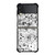 DIGIMON BLACK WHITE Samsung Z Flip 3 Case