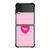 DOG PINK VICTORIA'S SECRET 2 Samsung Z Flip 3 Case