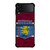 ASTON VILLA FC LOGO WOODEN Samsung Z Flip 4 Case